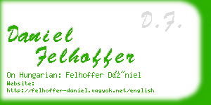 daniel felhoffer business card